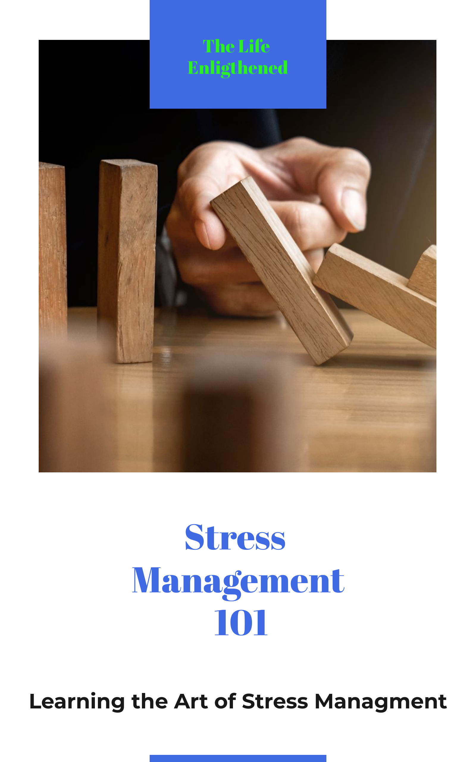 methods for managing stress